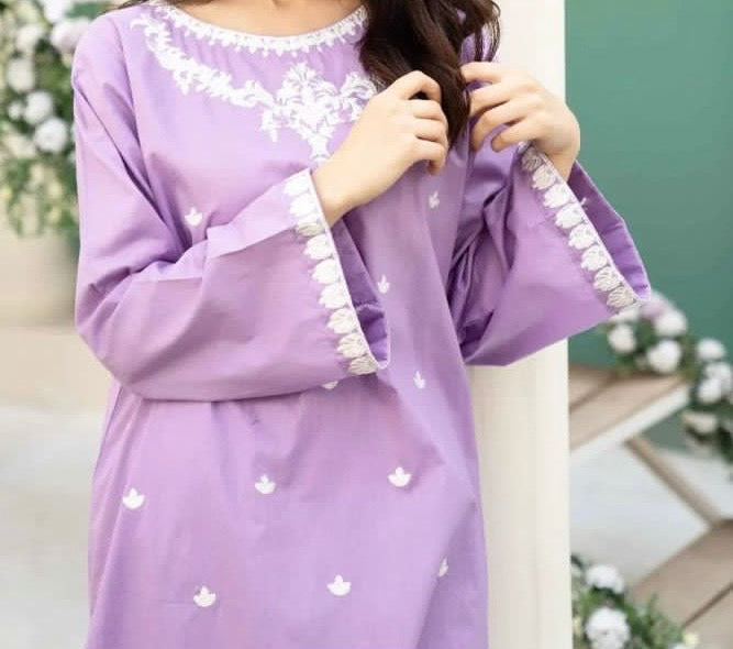 Grace S1255-Embroidered 2pc Lawn Dress