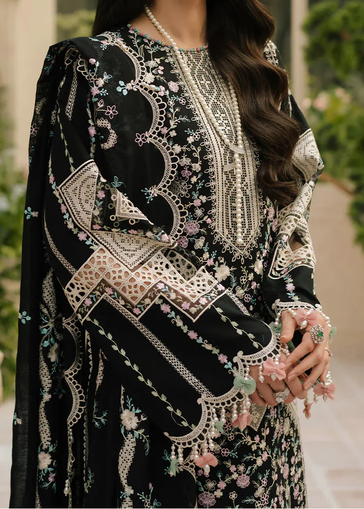 Grace Z-(S1373) - Stitched Embroidered 3pc Lawn Dress With Embroidered Chiffon Dupatta.
