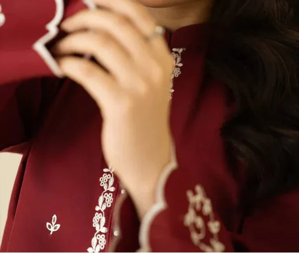 Grace Z-(W851) - Stitched Embroidered 2pc Marina Dress