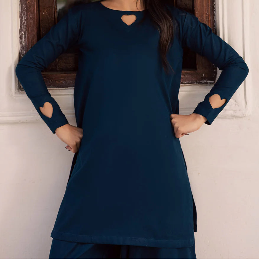 C-S 064- STITCHED 2PC LAWN CO-ORD SET.