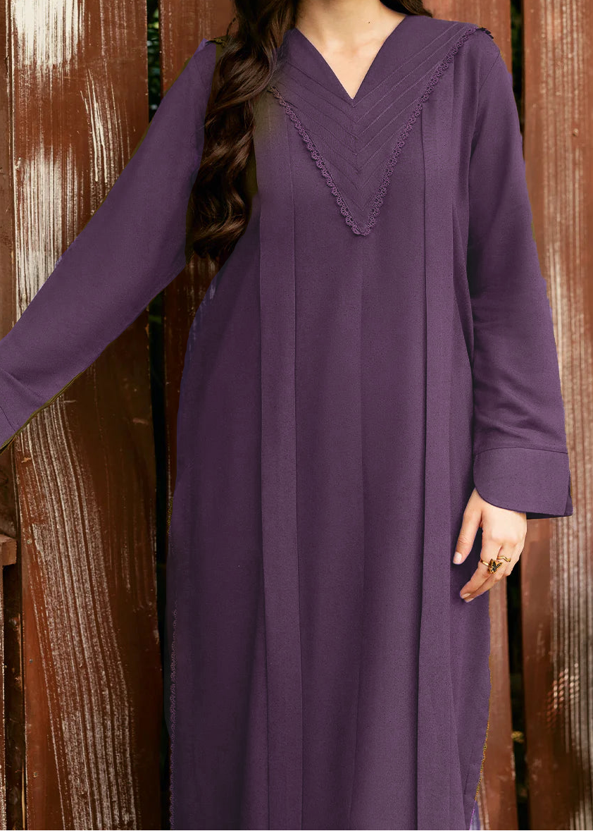 C-S 033- STITCHED 2PC DHANAK CO-ORD SET.