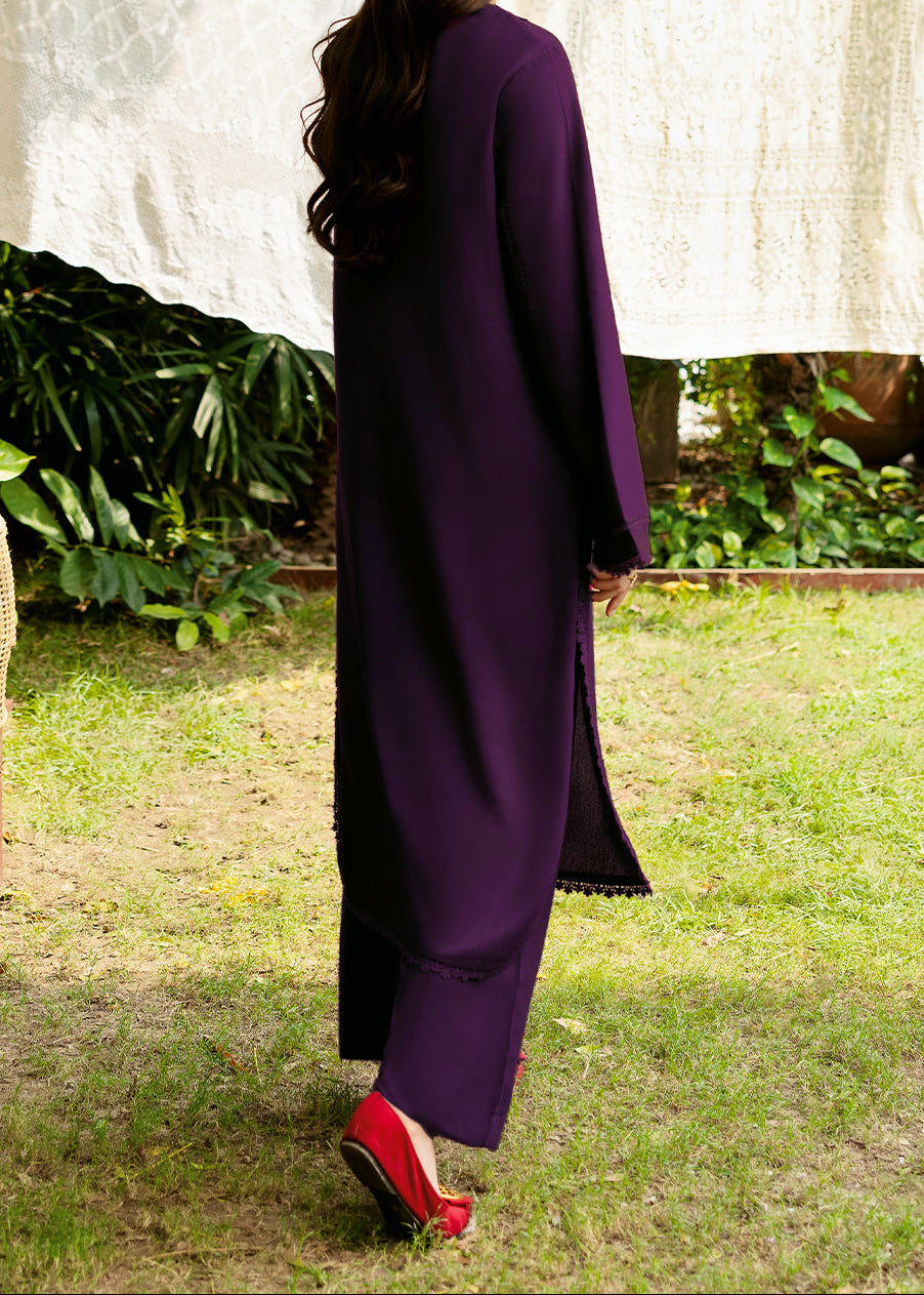 C-S 027- STITCHED 2PC DHANAK CO-ORD SET.