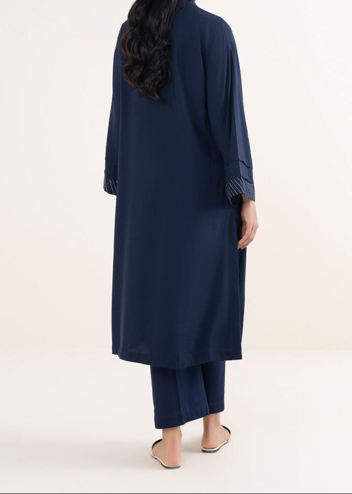 C-S 013- STITCHED 2PC DHANAK CO-ORD SET.