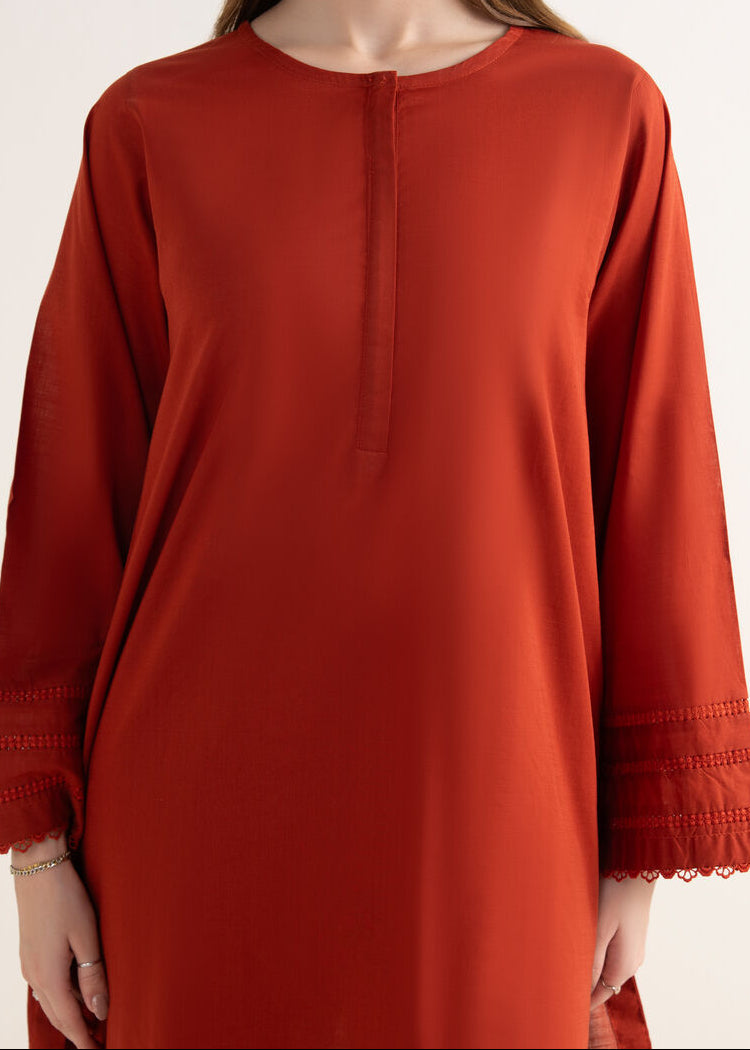 C-S 014- STITCHED 2PC DHANAK CO-ORD SET.