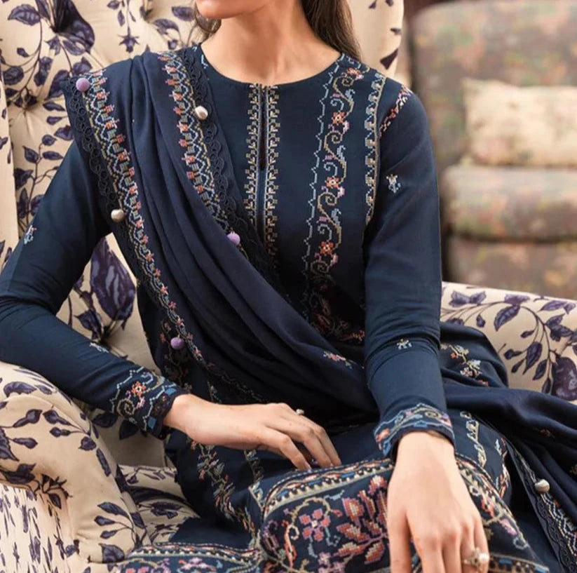 Grace W776-Embroidered 2pc Marina Dress.