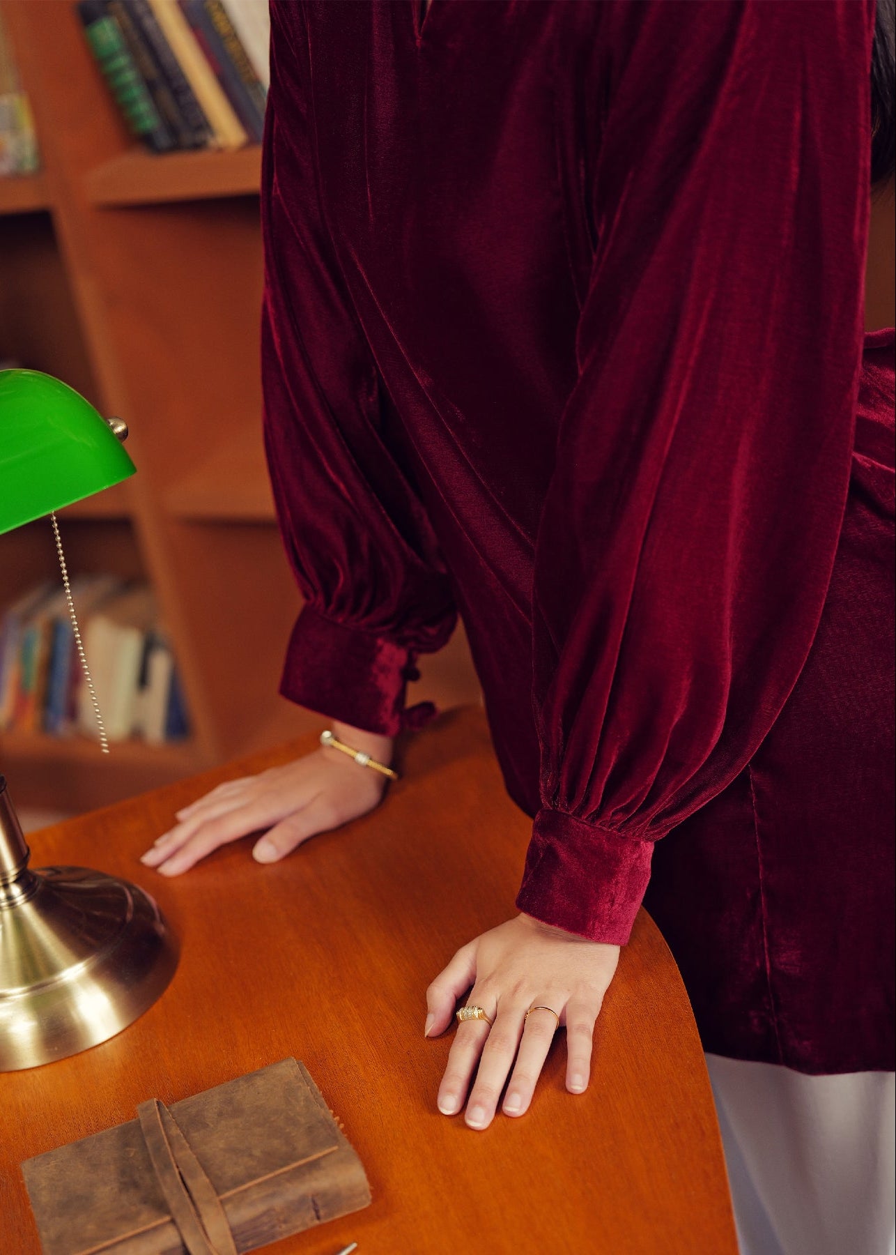 Grace W1121-Dyed 2pc Velvet Dress.