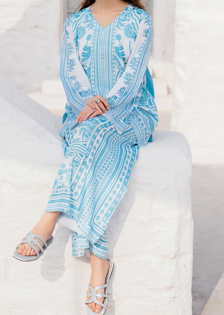 Grace W968- Digital Printed 2pc Karandi Dress.