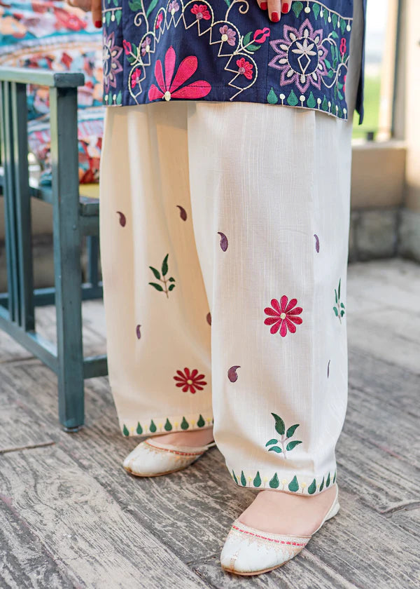 Grace S1401 - Embroidered 2pc lawn dress.