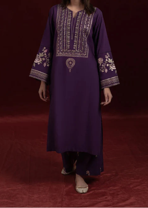 Grace S1287-Embroidered 2pc Lawn Dress.