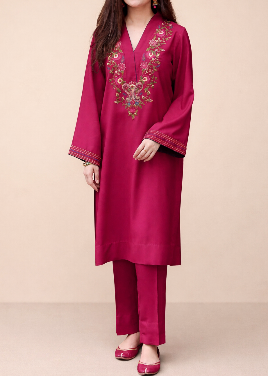 Grace S592-Embroidered 2pc lawn dress