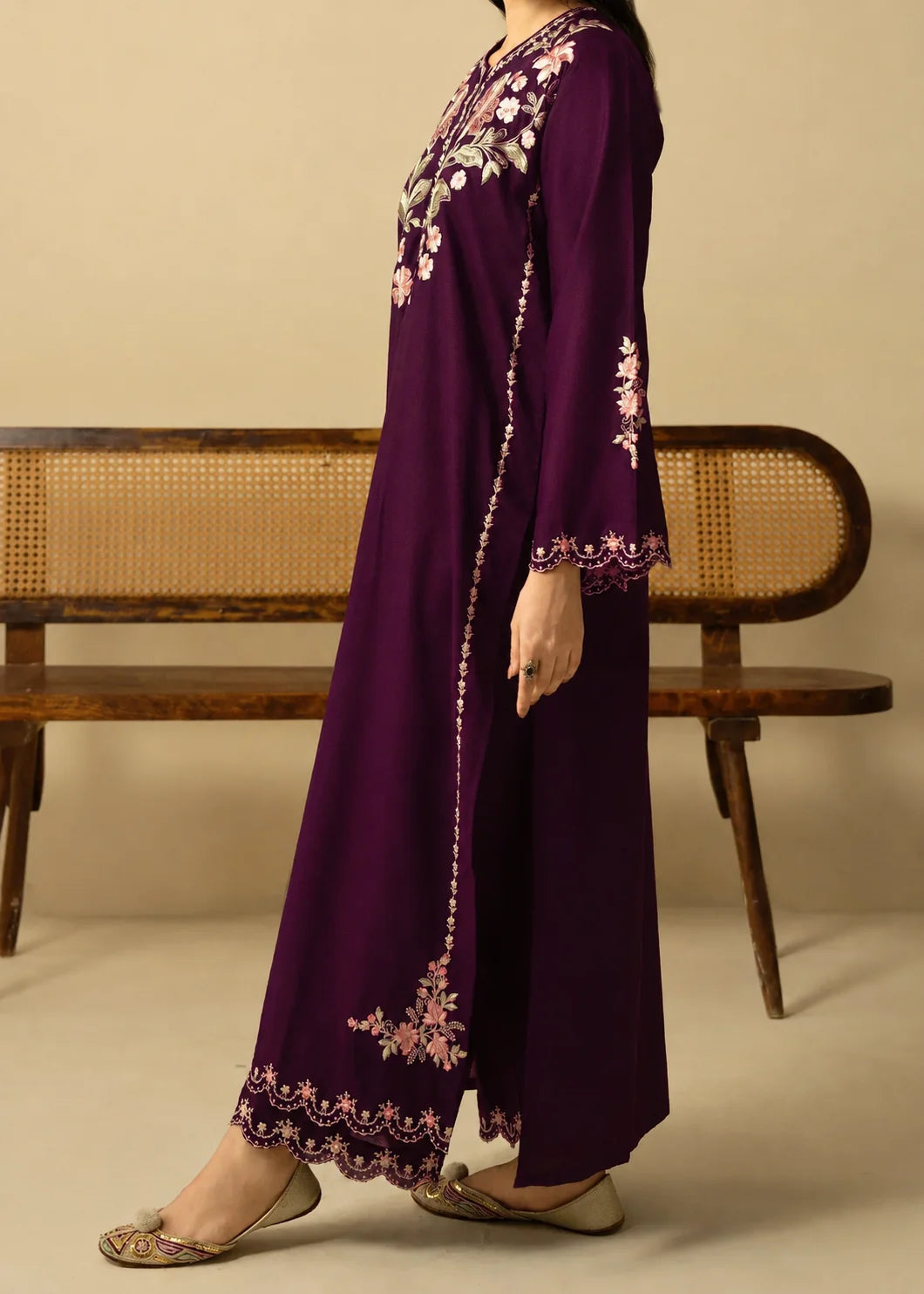 Grace W1034 - Embroidered 2pc Marina Dress.