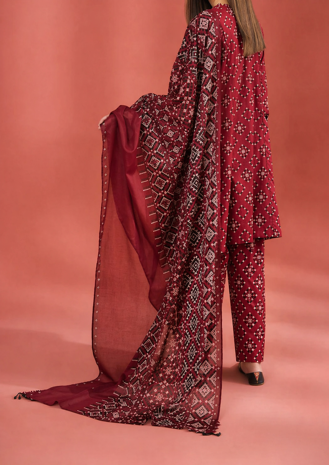 Grace S1387 - Digital Printed 3pc Lawn Dress With Printed Lawn Dupatta.