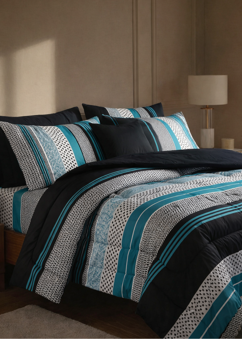 Grace D986- 4Pc Winter Razai Set ( Heavy Filling).