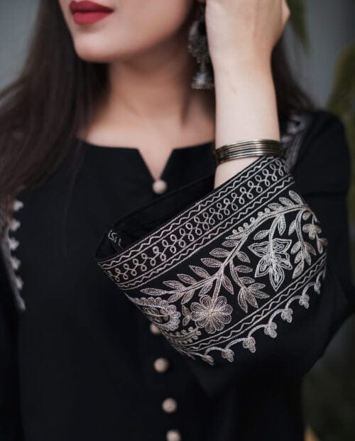 Grace Z-(S249)- Stitched Embroidered 2PC Lawn Dress.