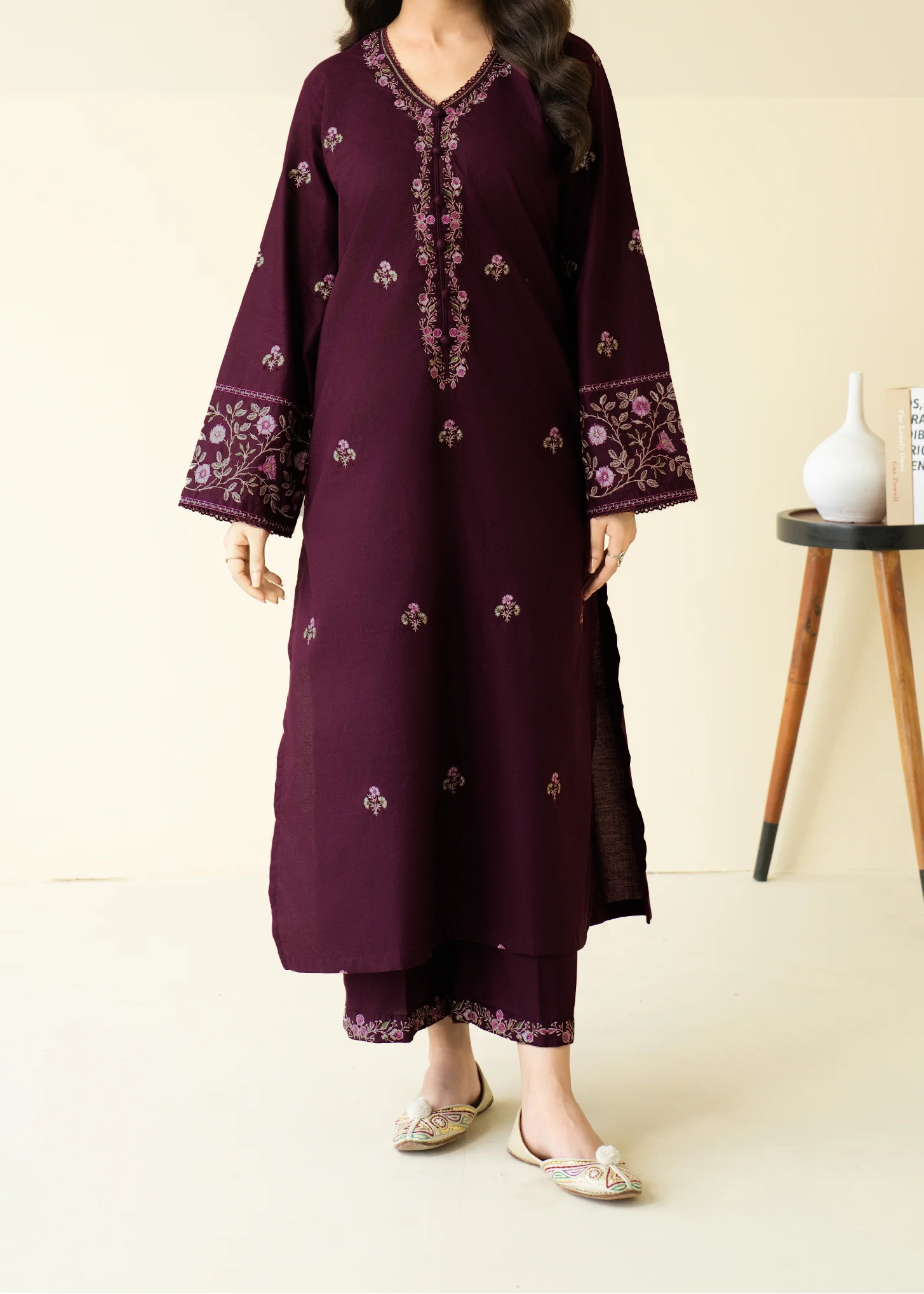 Grace W831-Embroidered 2pc Marina Dress