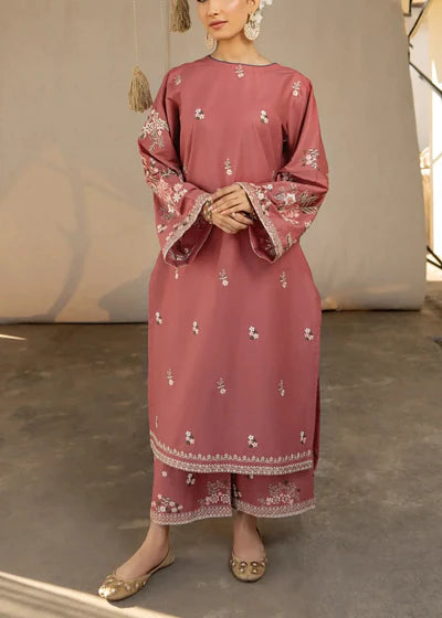 Grace Z-(S1130)- Stitched Embroidered 2PC Lawn dress.