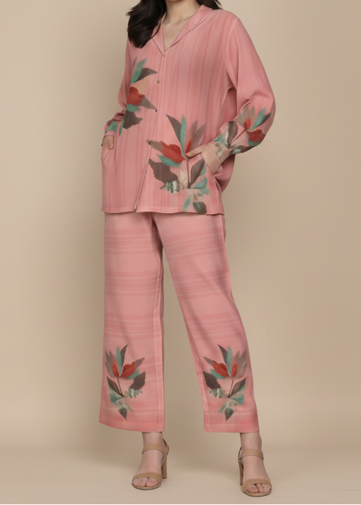 Grace W968- Digital Printed 2pc Karandi Dress.