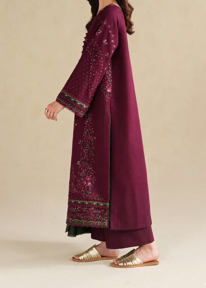 Grace S1342-Embroidered 3pc Lawn Dress With Printed Lawn Dupatta.