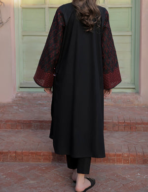 Grace W438-Embroidered 2pc khaddar dress