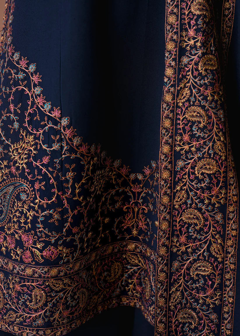 Grace W1016-Embroidered 3pc Marina Dress With Embroidered Marina Shawl.