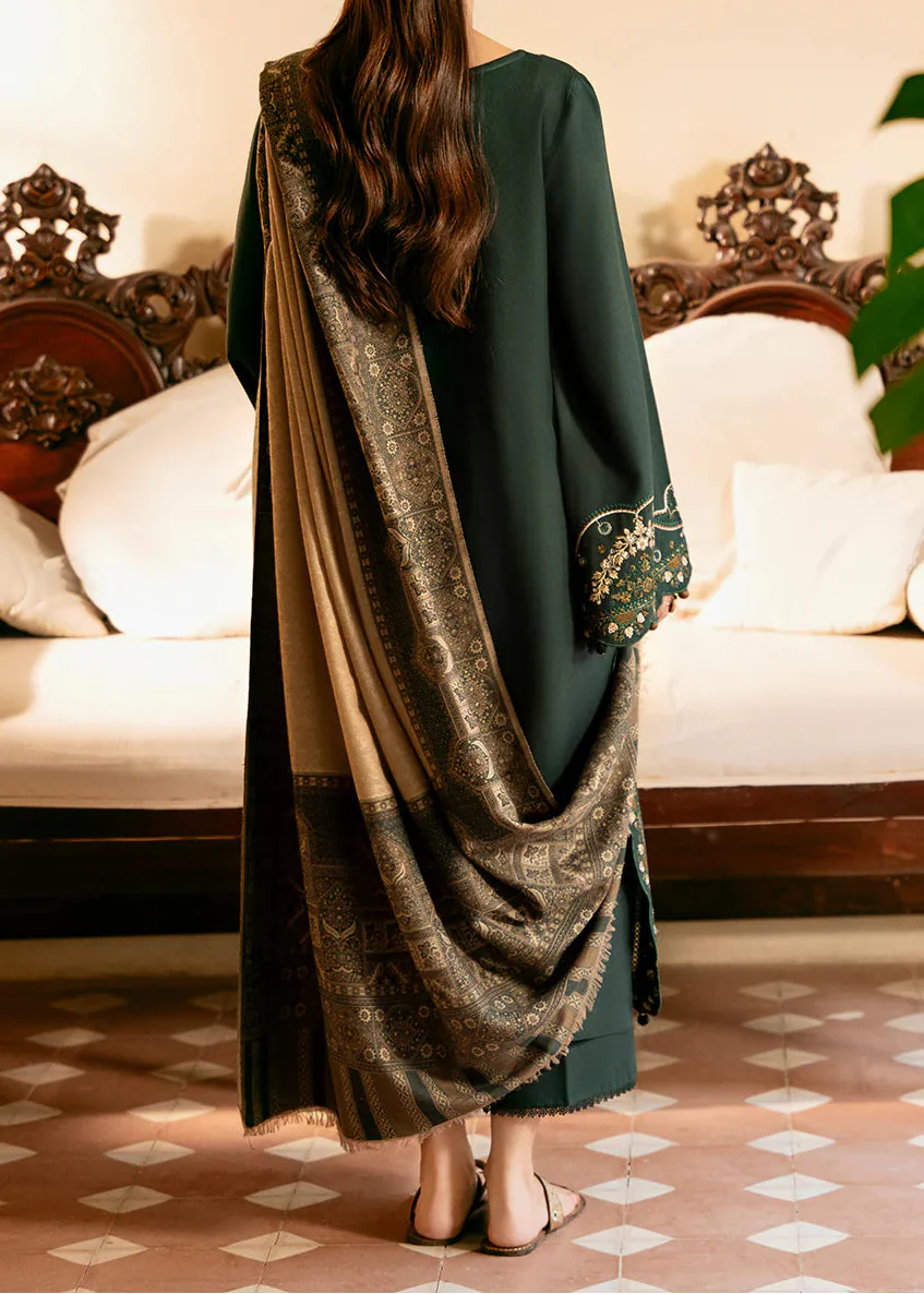 Grace Z-(S1390)- Stitched Embroidered 3pc Lawn Dress With Printed Lawn Dupatta.