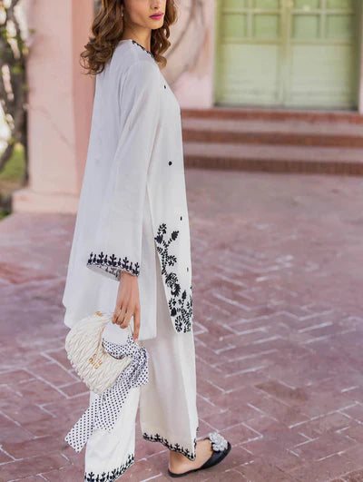 Grace Z-(S1101)- Stitched Embroidered 2pc Lawn Dress.