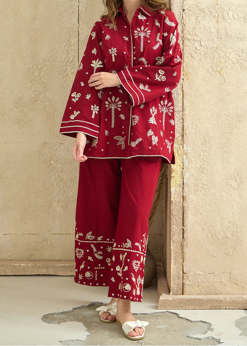 Grace W915-Embroidered 2pc Marina Dress.