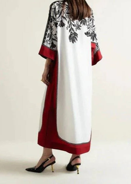 Grace W700 - Digital Printed 3pc Silk dress With Digital Printed Silk Dupatta.