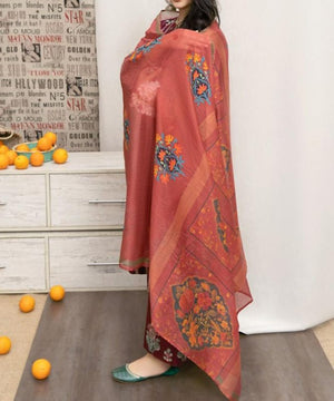 Grace S656-Embroidered 3PC Lawn with Printed munar dupatta.