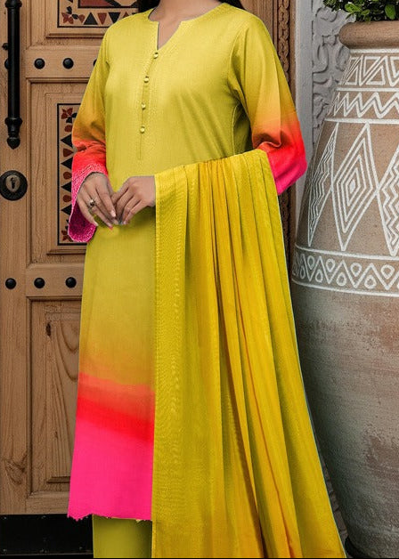 Grace W789 - Digital Printed 3pc Silk dress With Digital Printed Silk dupatta.