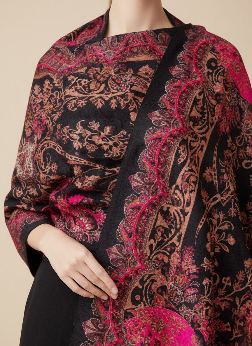 001-Printed Pashmina Shawl.