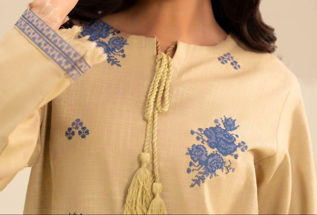 Grace S1356-Embroidered 2pc Lawn Dress.