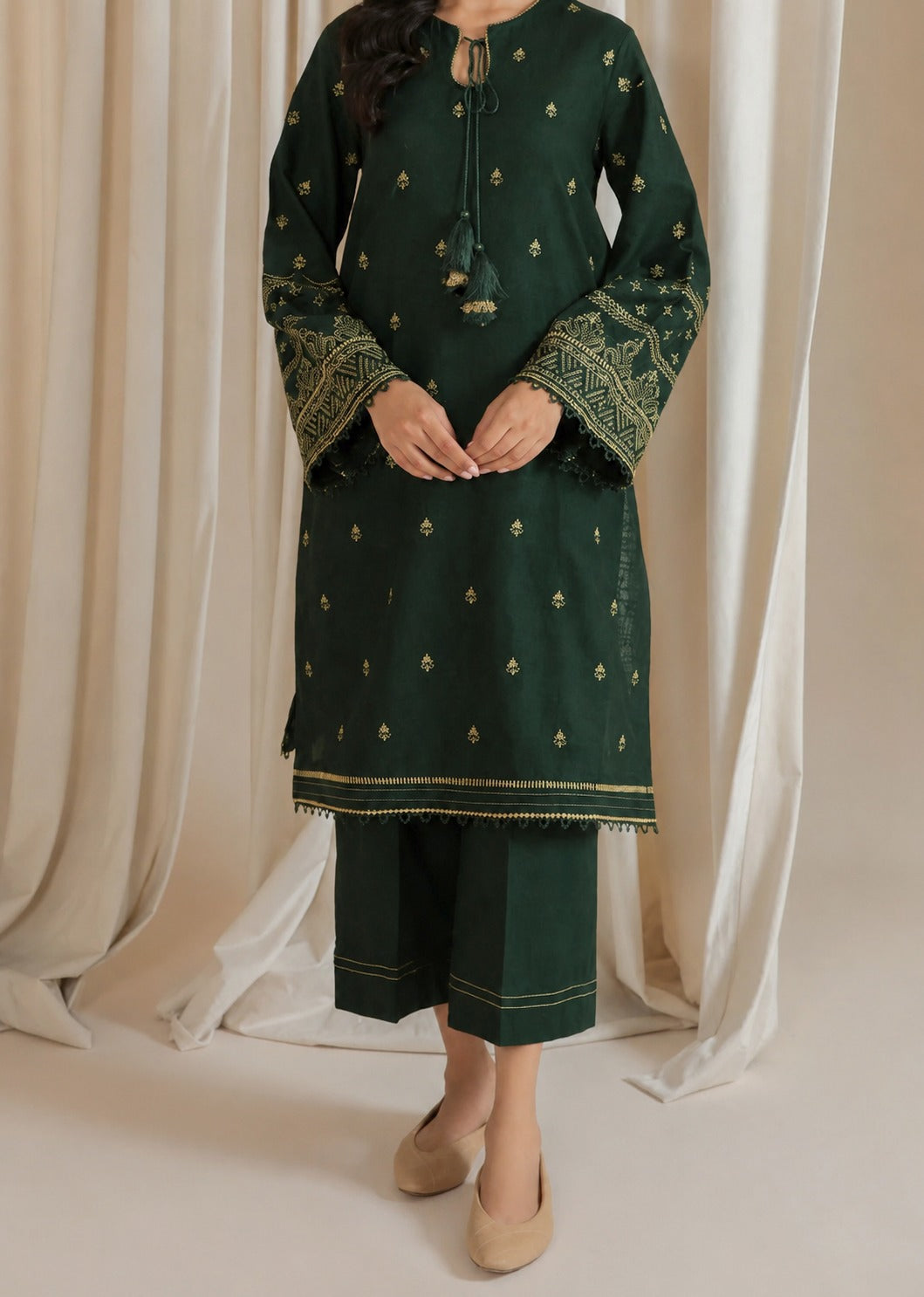 Grace S1541-Embroidered 2pc Lawn Dress.