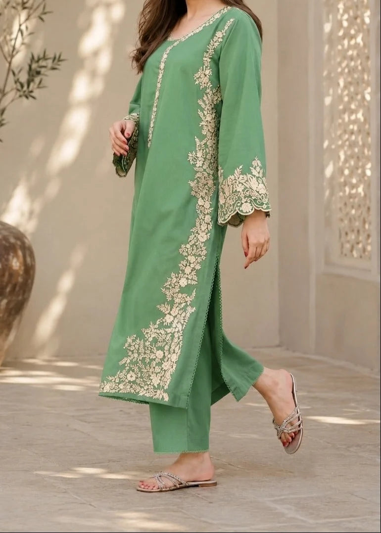 Grace W1036 - Embroidered 2pc Marina Dress.