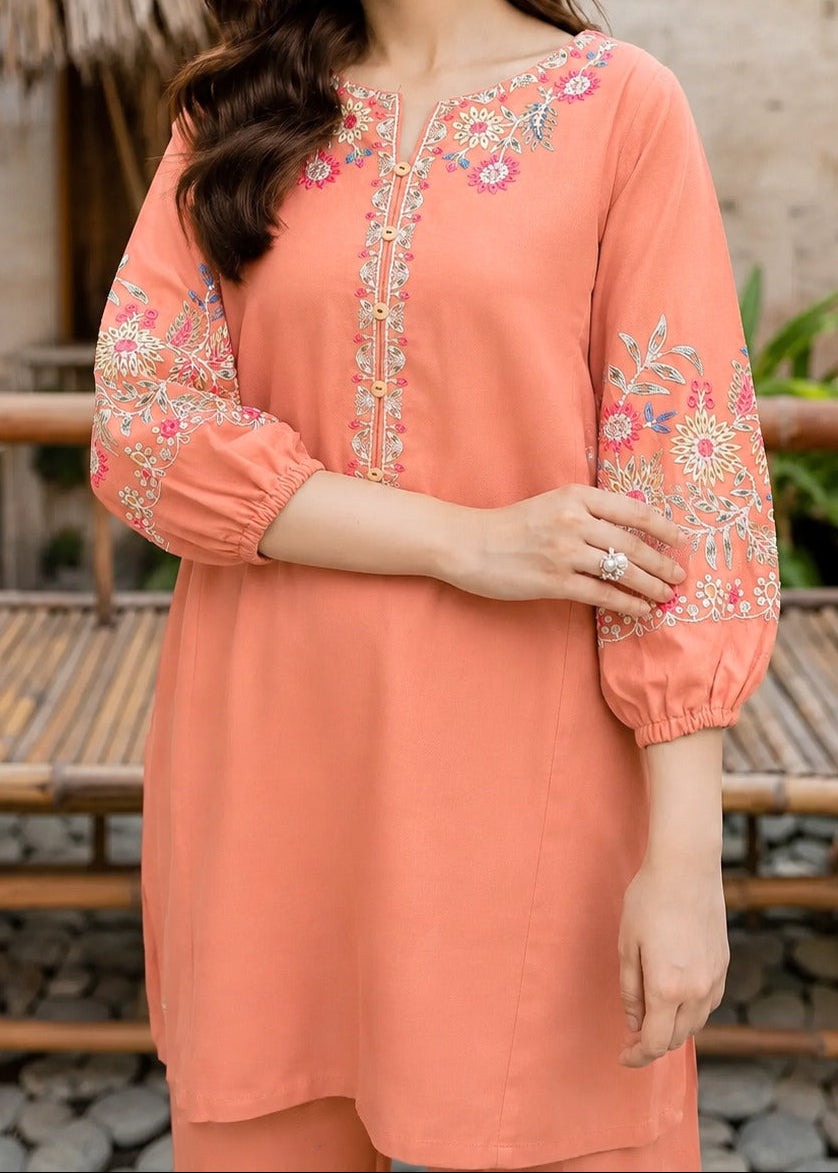 Grace S1546-Embroidered 2pc Lawn Dress.