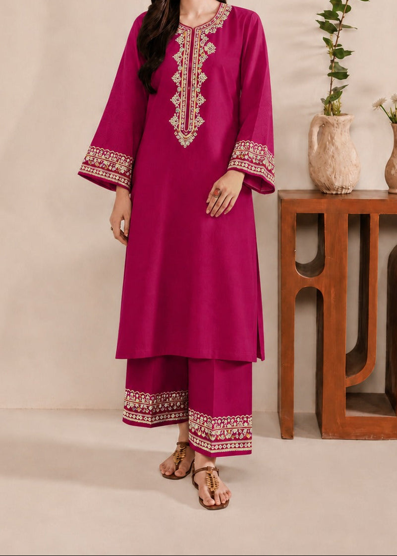 Grace S1580-Embroidered 2pc Lawn Dress.