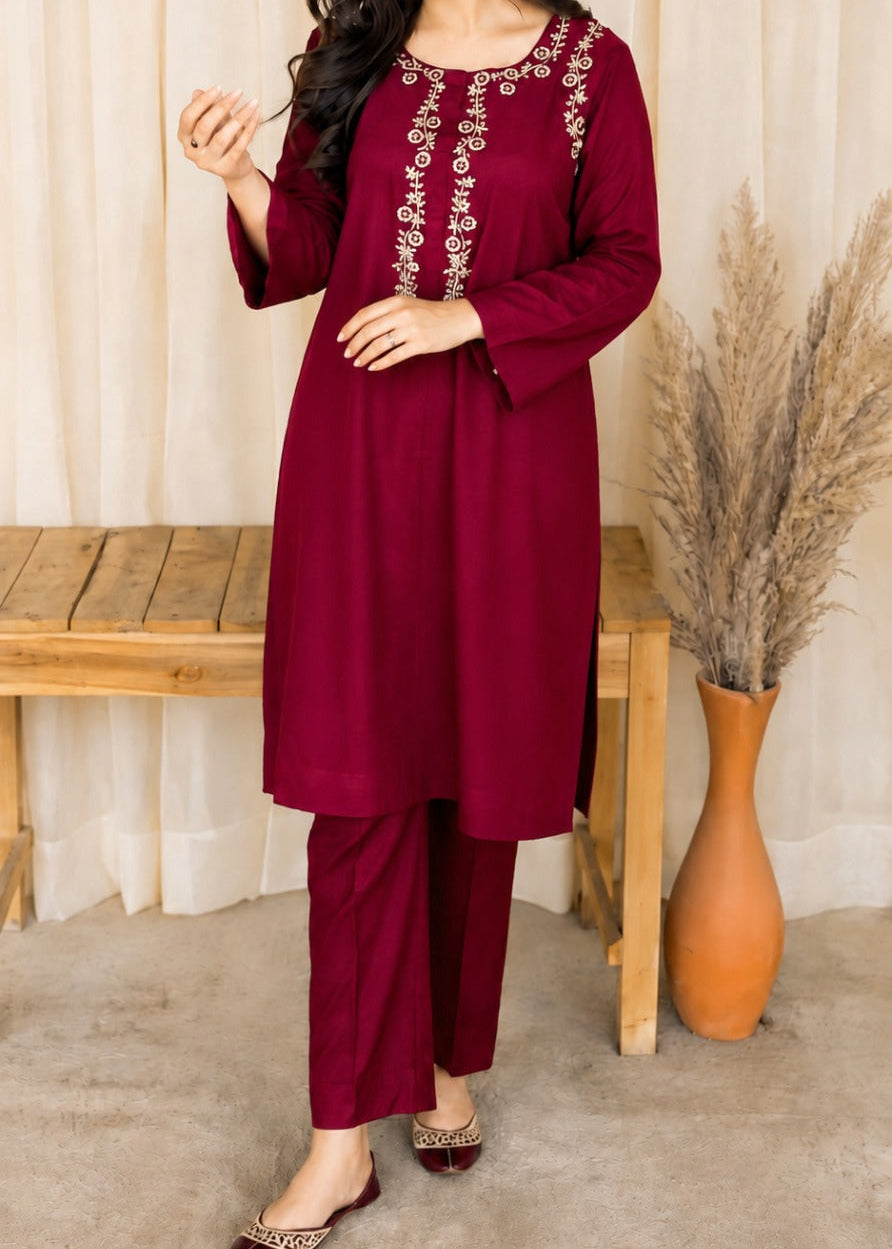 Grace S1579-Embroidered 2pc Lawn Dress.