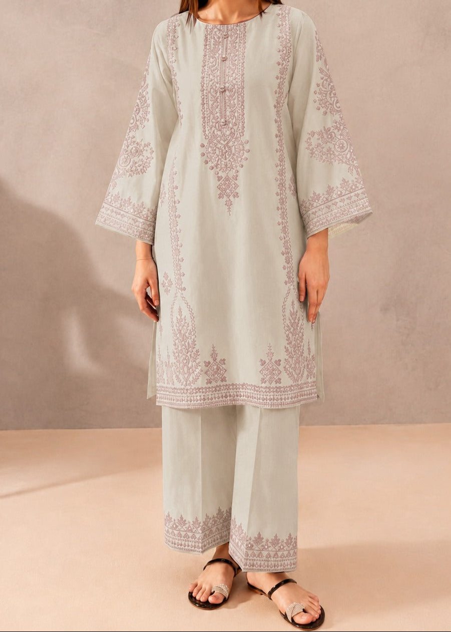 Grace S1596-Embroidered 2pc Lawn Dress.