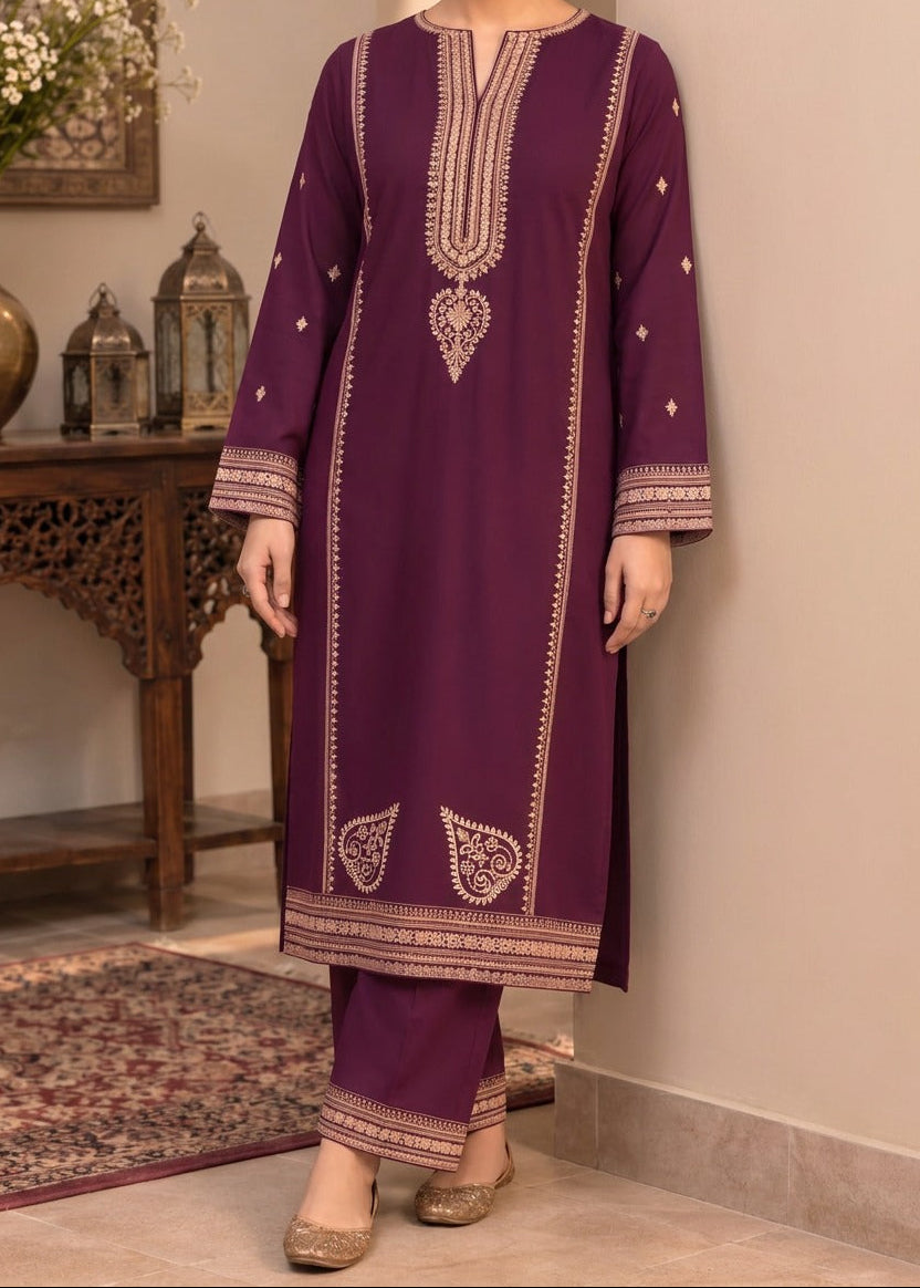 Grace S1622-Embroidered 2pc Lawn Dress.