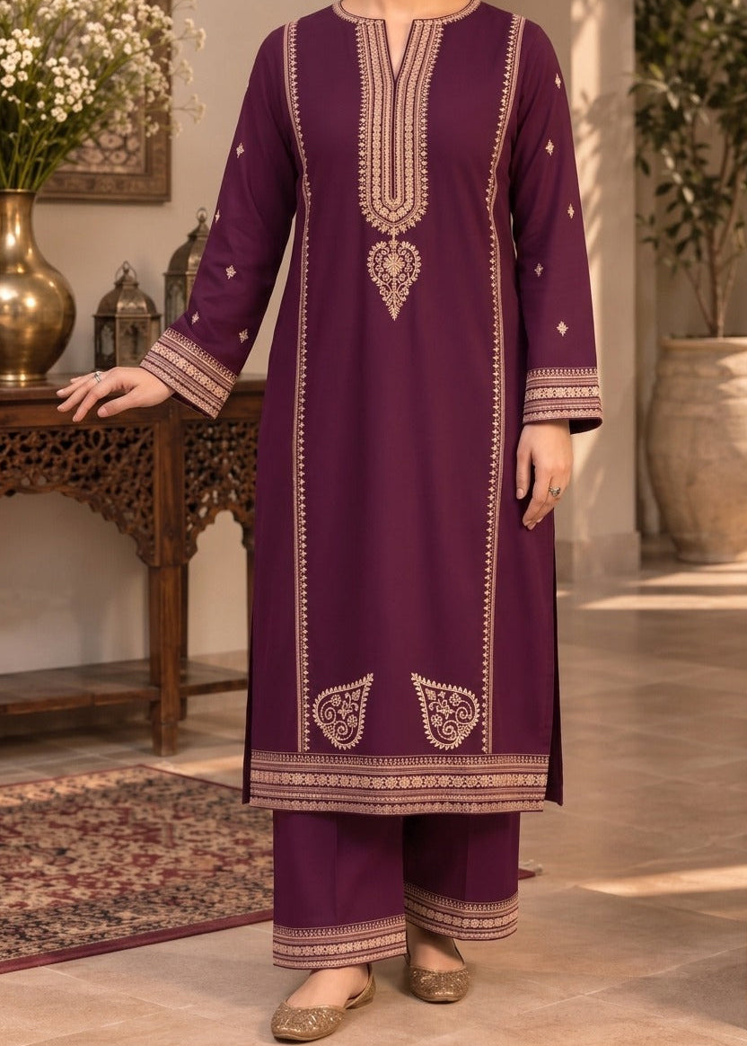 Grace S1622-Embroidered 2pc Lawn Dress.