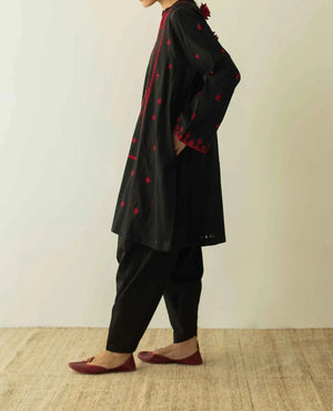 Grace W450-Embroidered 2pc khaddar dress
