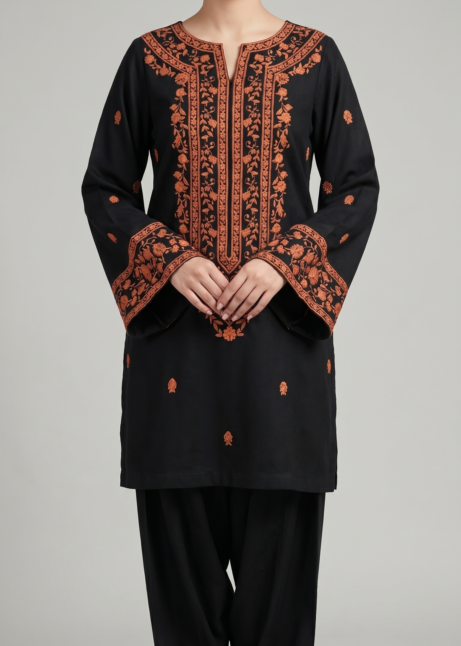 Grace S1355-Embroidered 2pc Lawn Dress.