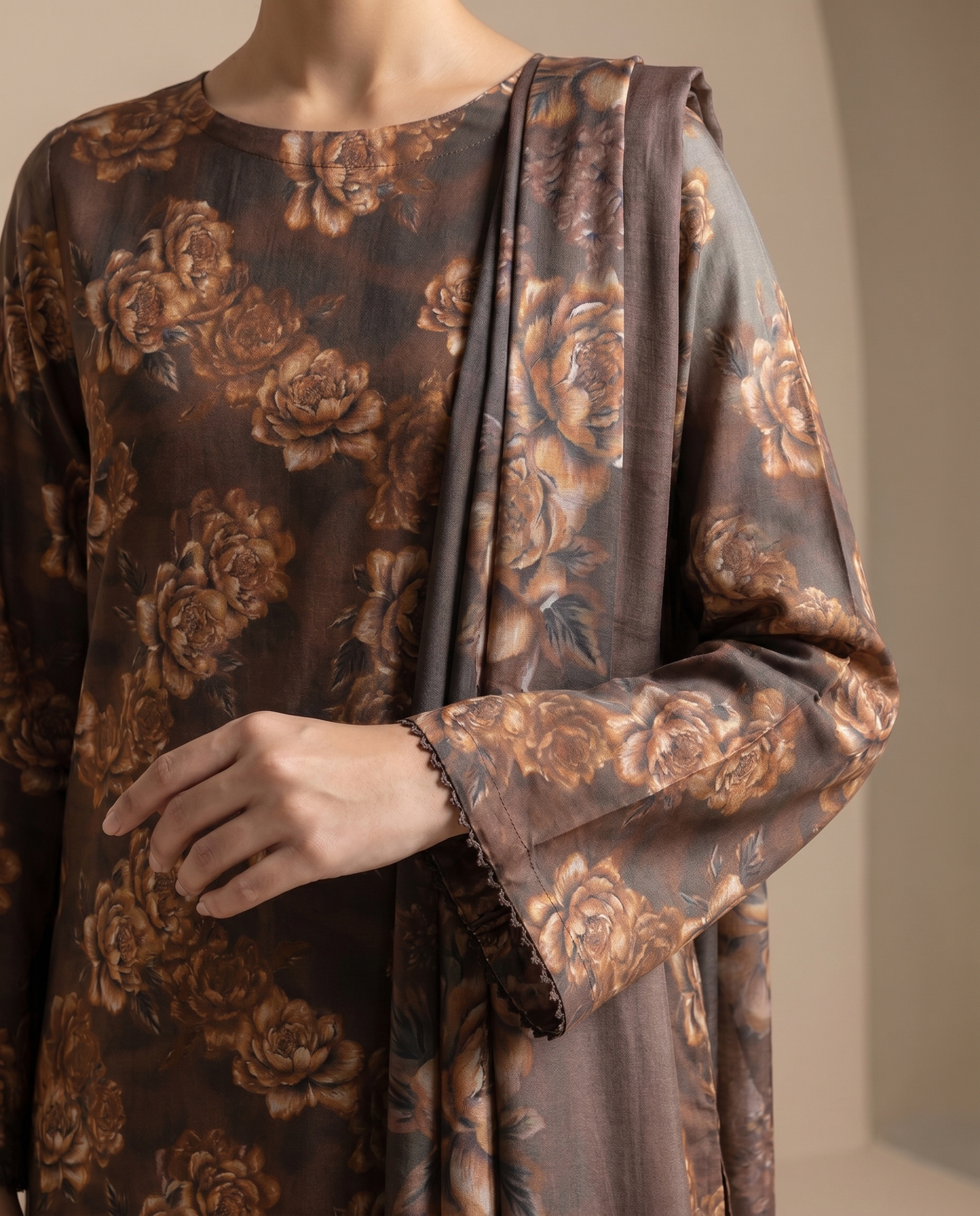 Grace S1412- Digital Printed 3pc Lawn Dress With Printed Lawn Dupatta.