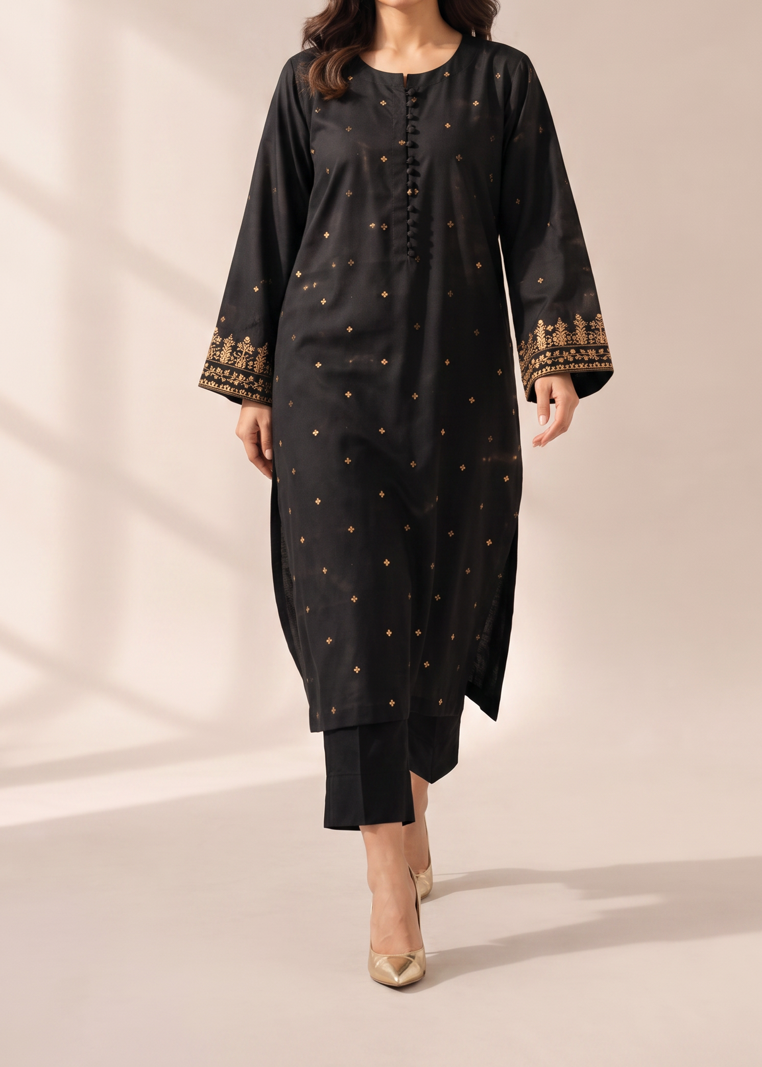 Grace S1550-Embroidered 2pc Lawn Dress.