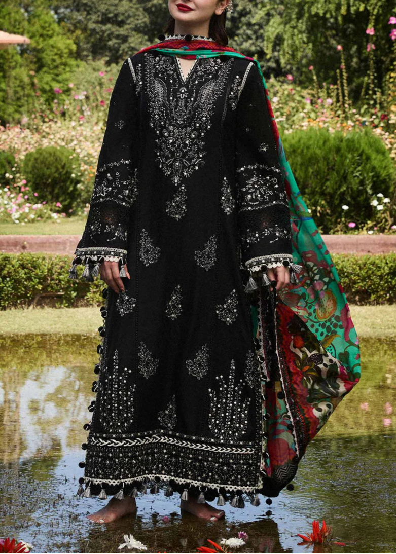 Grace S1152-Embroidered 3pc Lawn Dress With Printed Munar Dupatta.