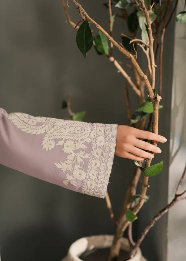 Grace S1391 - Embroidered 3pc Lawn Dress With Dyed Chiffon Dupatta.
