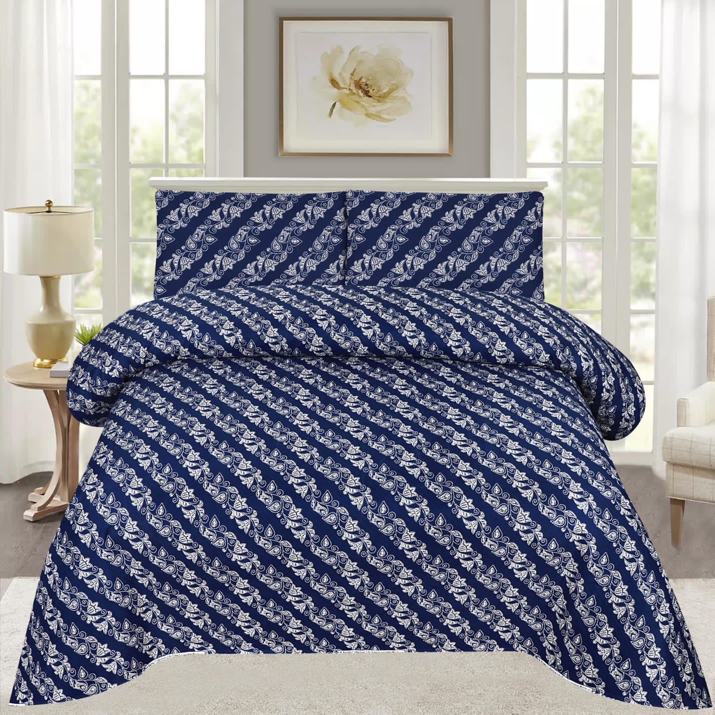 Grace D867 - Crystal Bed Sheet Set (Premium)