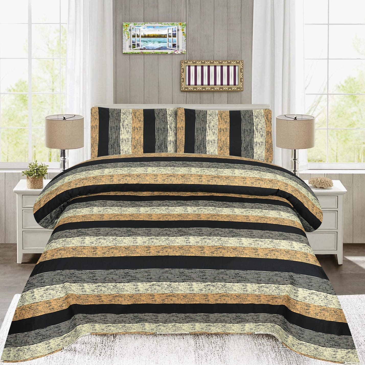 FL868 - BedSheet Set (Premium)
