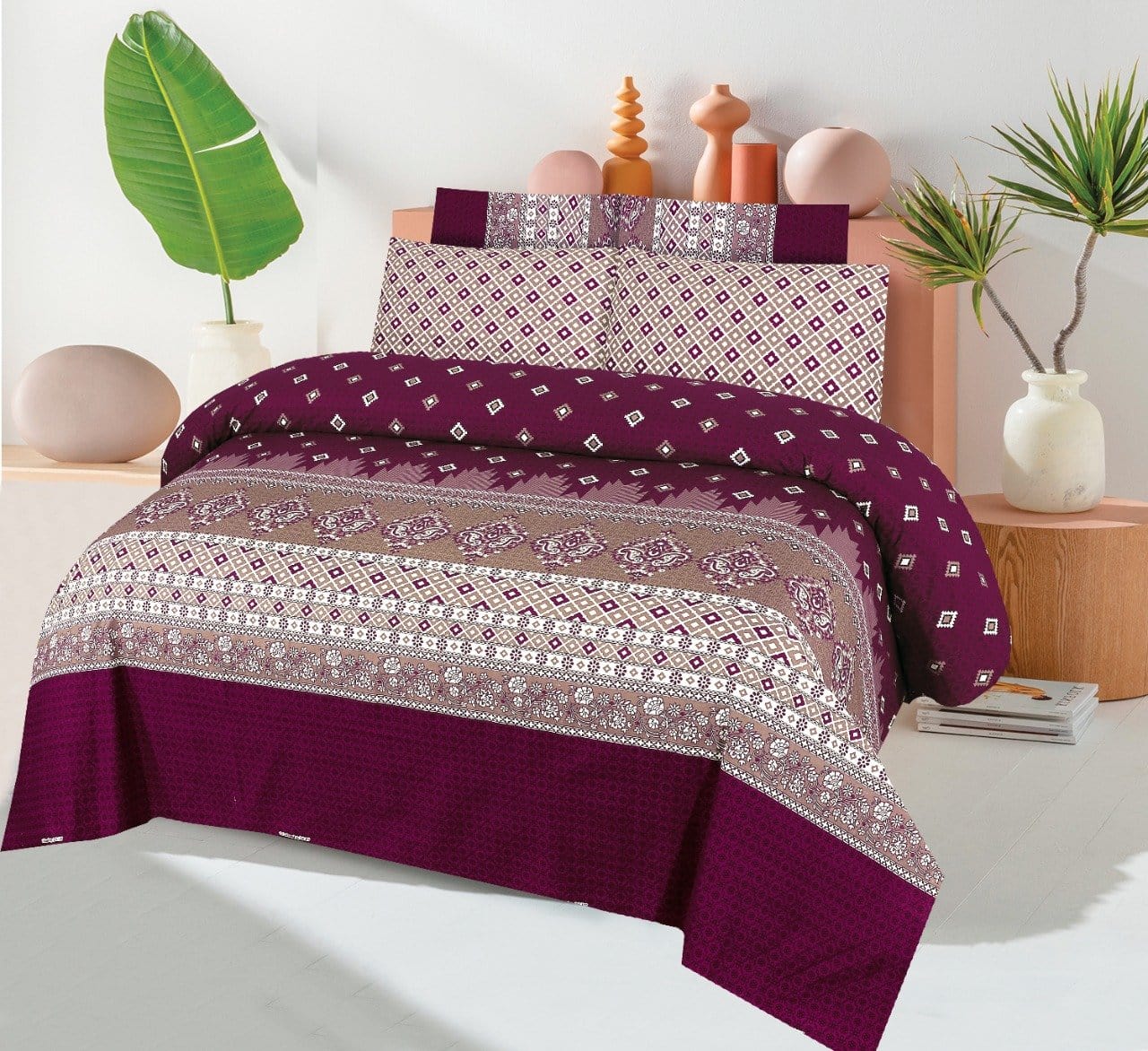 Rosy Finch D718 - Bed Sheet Set