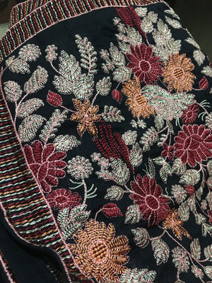 Grace 11 - Formal Heavy Embroidered Karandi Lawn shawl - gracestore.pk